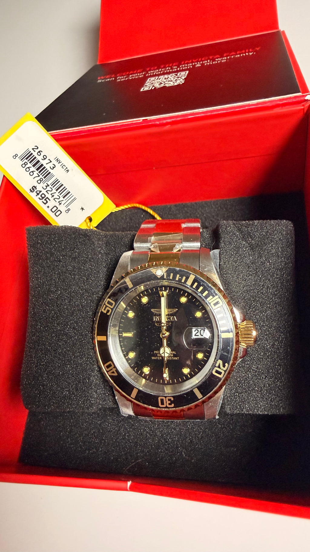 Invicta Pro Diver Men's Watch - 40mm, Steel, Gold